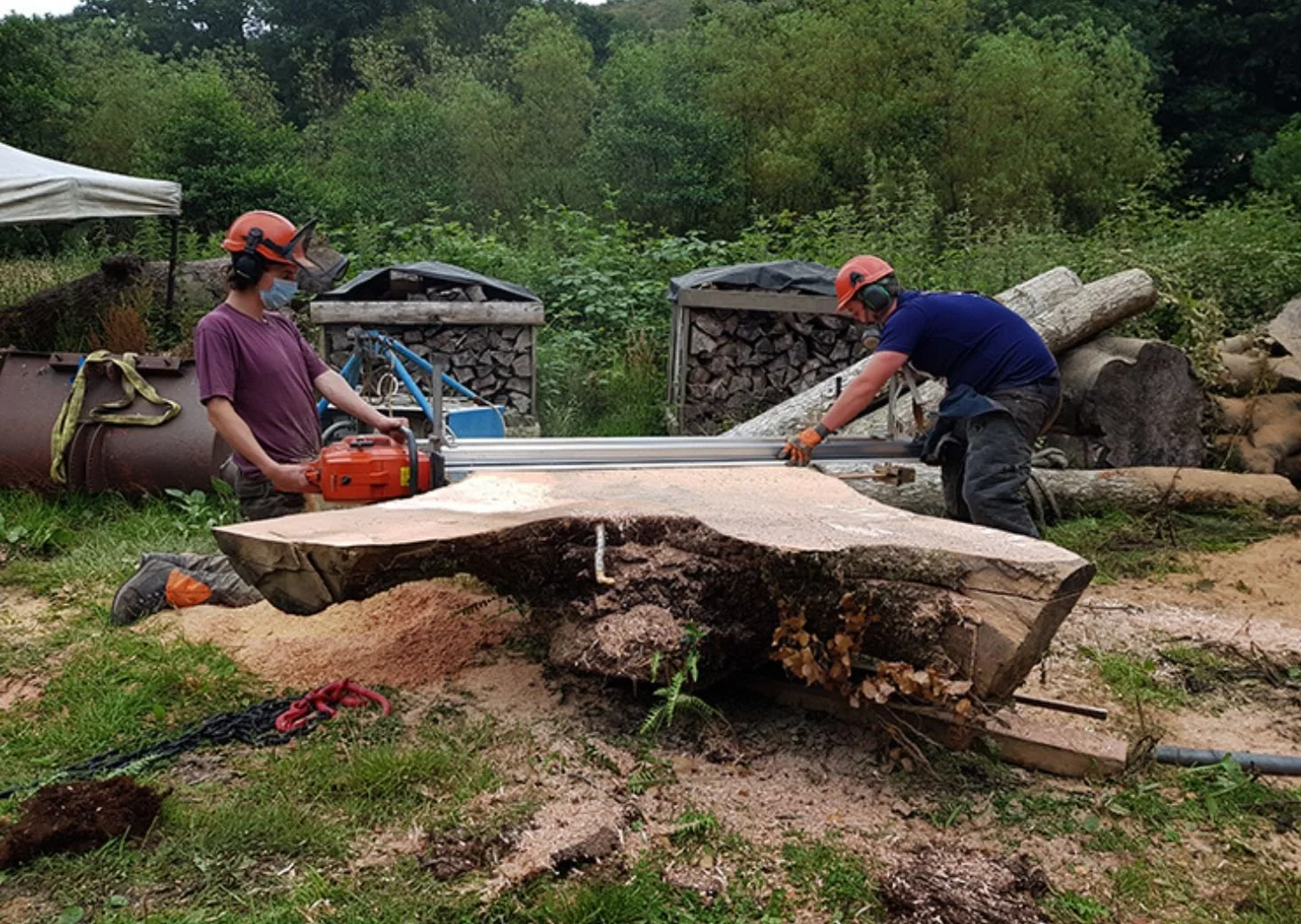 Beech milling - Carpenter & Cloth